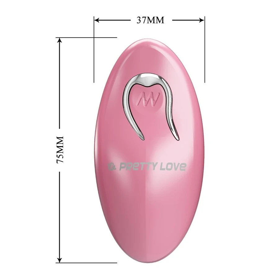PRETTY LOVE - CAILEY NIPPLE CLAMPS 10 VIBRATIONS REMOTE CONTROL PINK